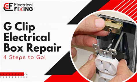 g-clip electrical box repair ace hardware|box doctor repair clips.